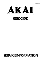 Akai GX-210-D-Service-Manual